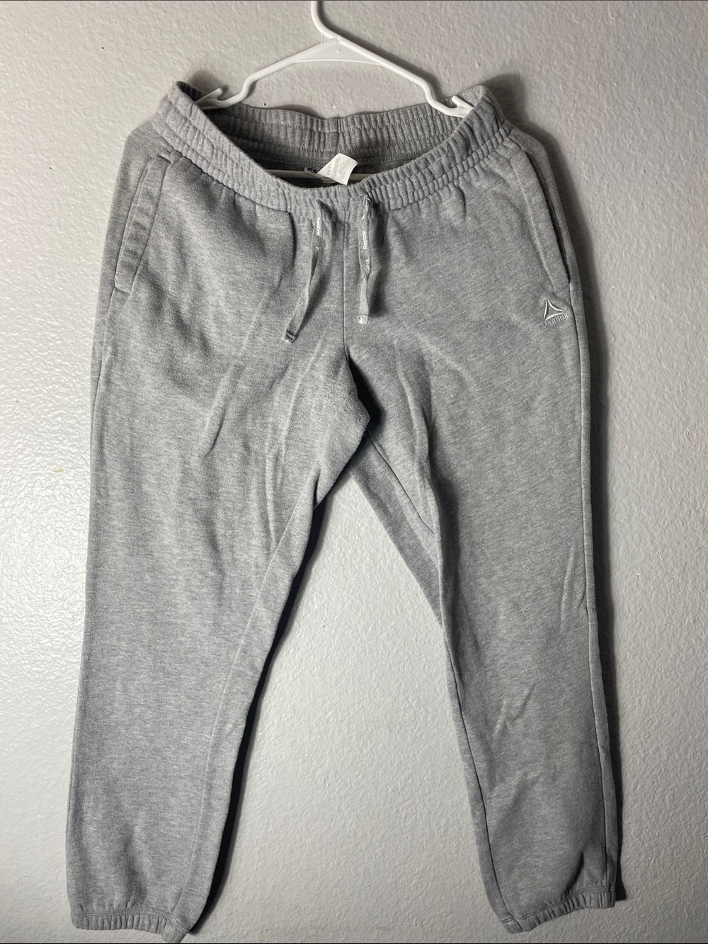 Reebok Women Light Gray Jogger Sweatpants